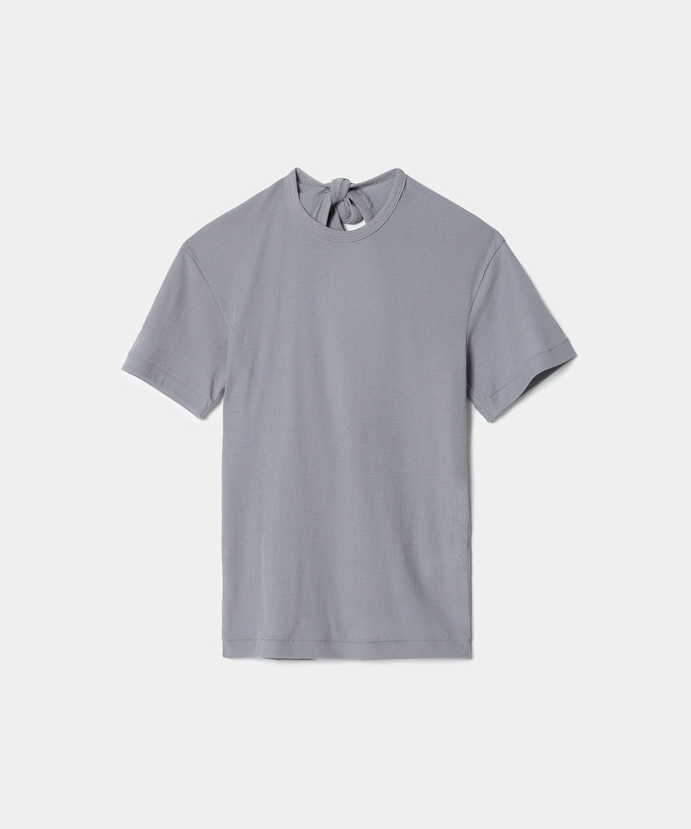 Twisted Cotton Back Tied T-shirt｜babaco(ババコ)公式通販｜