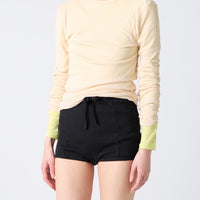 Twisted Cotton Turtle Neck