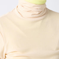 Twisted Cotton Turtle Neck