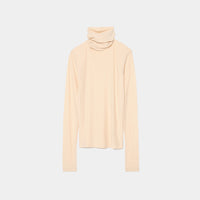 Twisted Cotton Turtle Neck