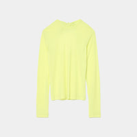 Twisted Cotton Back Tied Long sleeve T-shirt