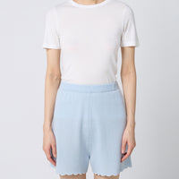 Cotton/Silk Basic T-shirt