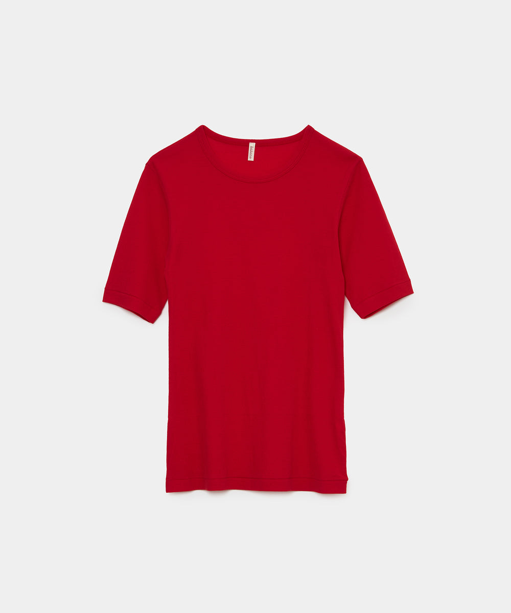 Twisted Cotton Fitted T-shirt｜babaco(ババコ)公式通販