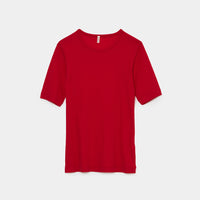 Twisted Cotton Fitted T-shirt
