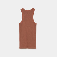 Cotton/Silk Ribbed Tank Top