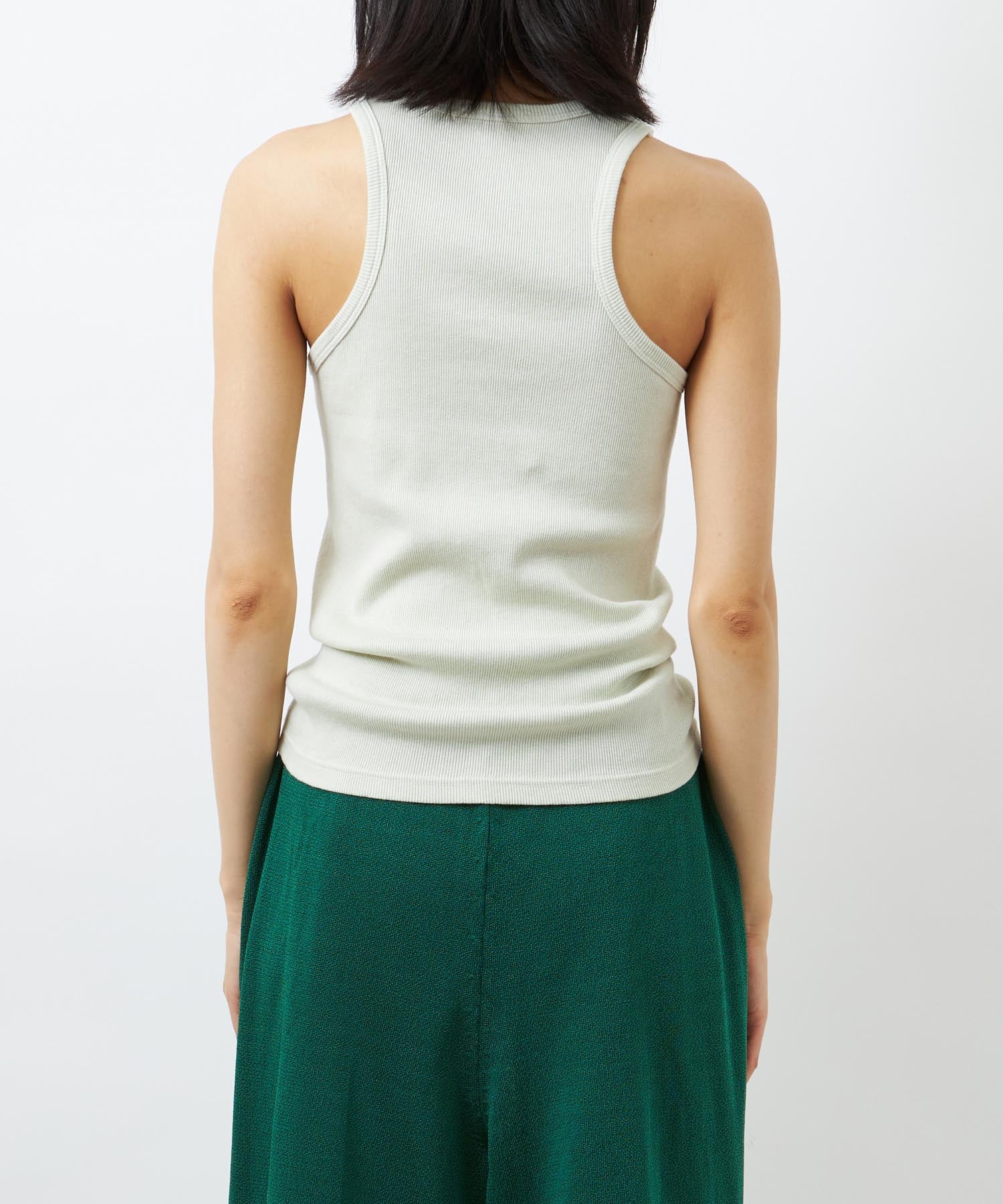 Cotton/Silk Ribbed Tank Top｜babaco(ババコ)公式通販
