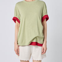 Cotton/Silk Relaxed T-shirt