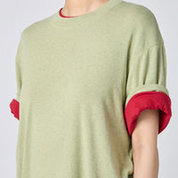 Cotton/Silk Relaxed T-shirt