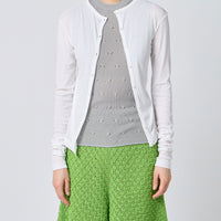 Twisted Cotton Cardigan