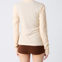 Twisted Cotton Cardigan