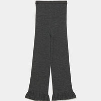 Fine Wool Ribbed Pants