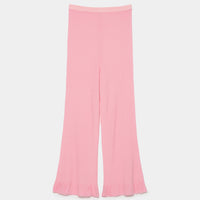 Fine Wool Ribbed Pants - ONLINE LIMITED COLOR
