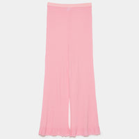 Fine Wool Ribbed Pants - ONLINE LIMITED COLOR