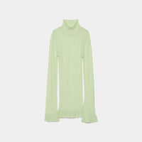 Fine Wool Ribbed Turtleneck - ONLINE LIMITED COLOR