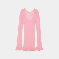 Fine Wool Ribbed Long Sleeve - ONLINE LIMITED COLOR