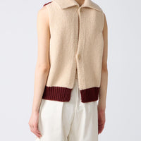 Bicolor Cashmere/Silk Vest