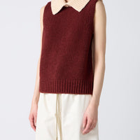 Bicolor Cashmere/Silk Vest