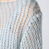 Loose Knitted Silk Pullover