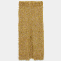 Lurex Fur Skirt