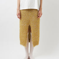 Lurex Fur Skirt