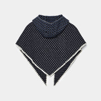 Check Pattern Scarf w/Hood