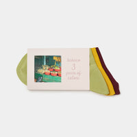 3 Pairs of Colors Socks