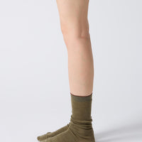 Wool Fine Ribbed Socks