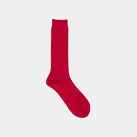 Cotton Fine Ribbed Socks