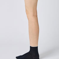 Cotton Fine Ribbed Short Socks