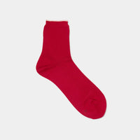 Cotton Fine Ribbed Short Socks