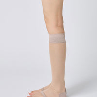 Toeless Sheer Knee High Socks