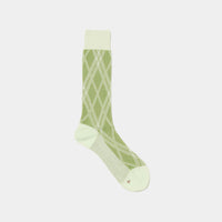 Jacquard Check Socks