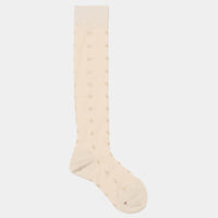 Tiny Flower Sheer Knee High Socks