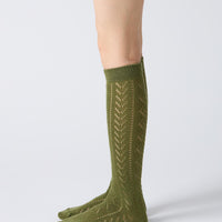 Eyelet Knee High Socks