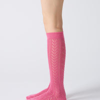 Eyelet Knee High Socks
