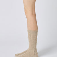 Organic Cotton Eyelet Socks