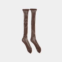 Fishnet Knee High Socks
