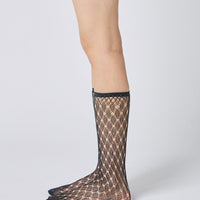 Wavy Fishnet Socks
