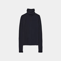 Twisted Cotton Turtle Neck
