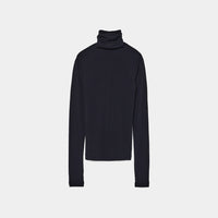 Twisted Cotton Turtle Neck