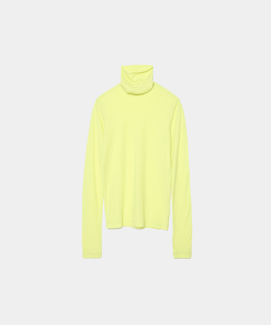 Twisted Cotton Turtle Neck