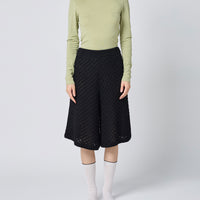 Cotton/Silk Basic Long Sleeve T-shirt