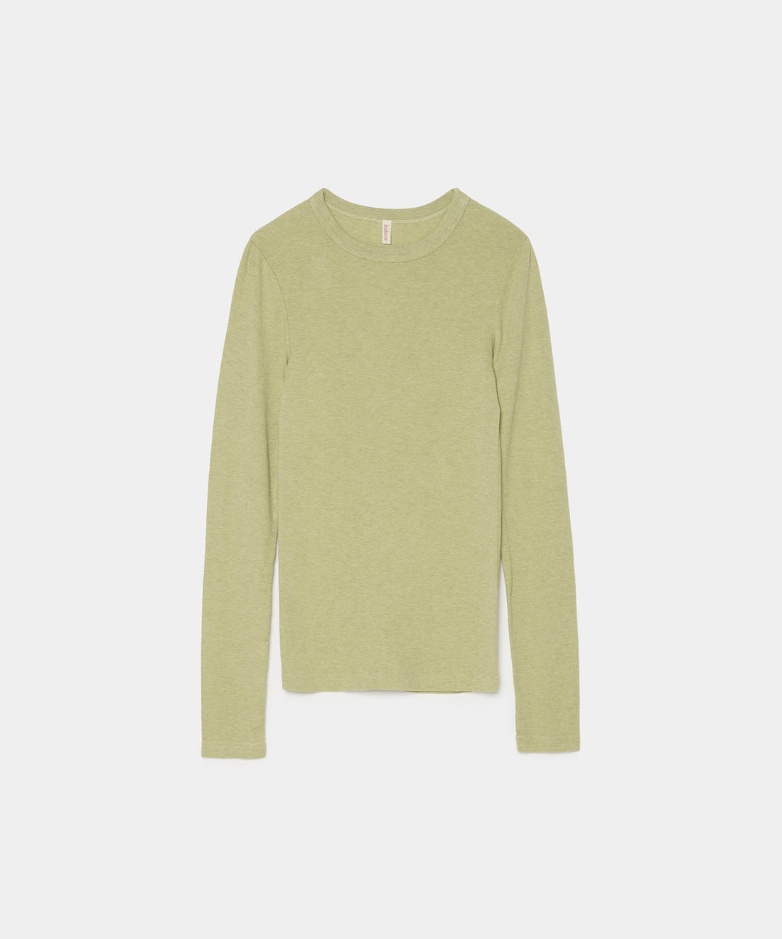 Cotton/Silk Basic Long Sleeve T-shirt