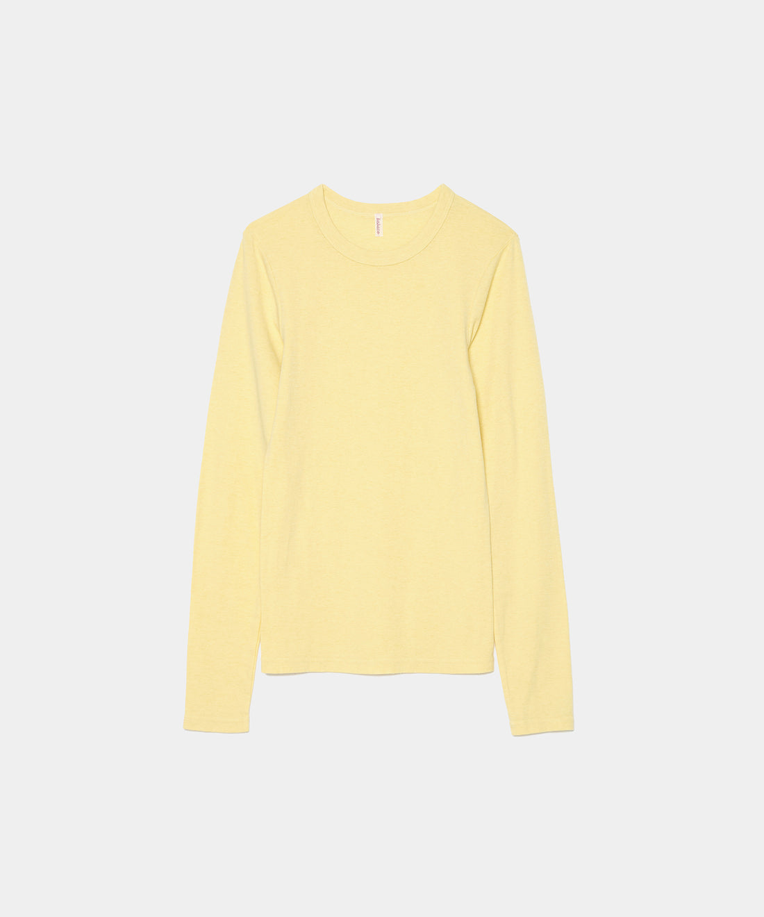 Cotton/Silk Basic Long Sleeve T-shirt