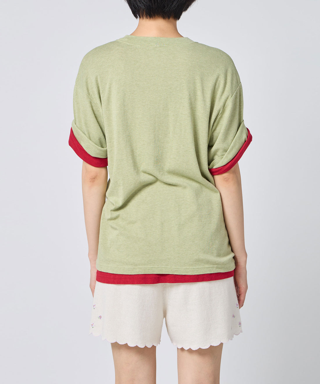 Cotton/Silk Relaxed T-shirt