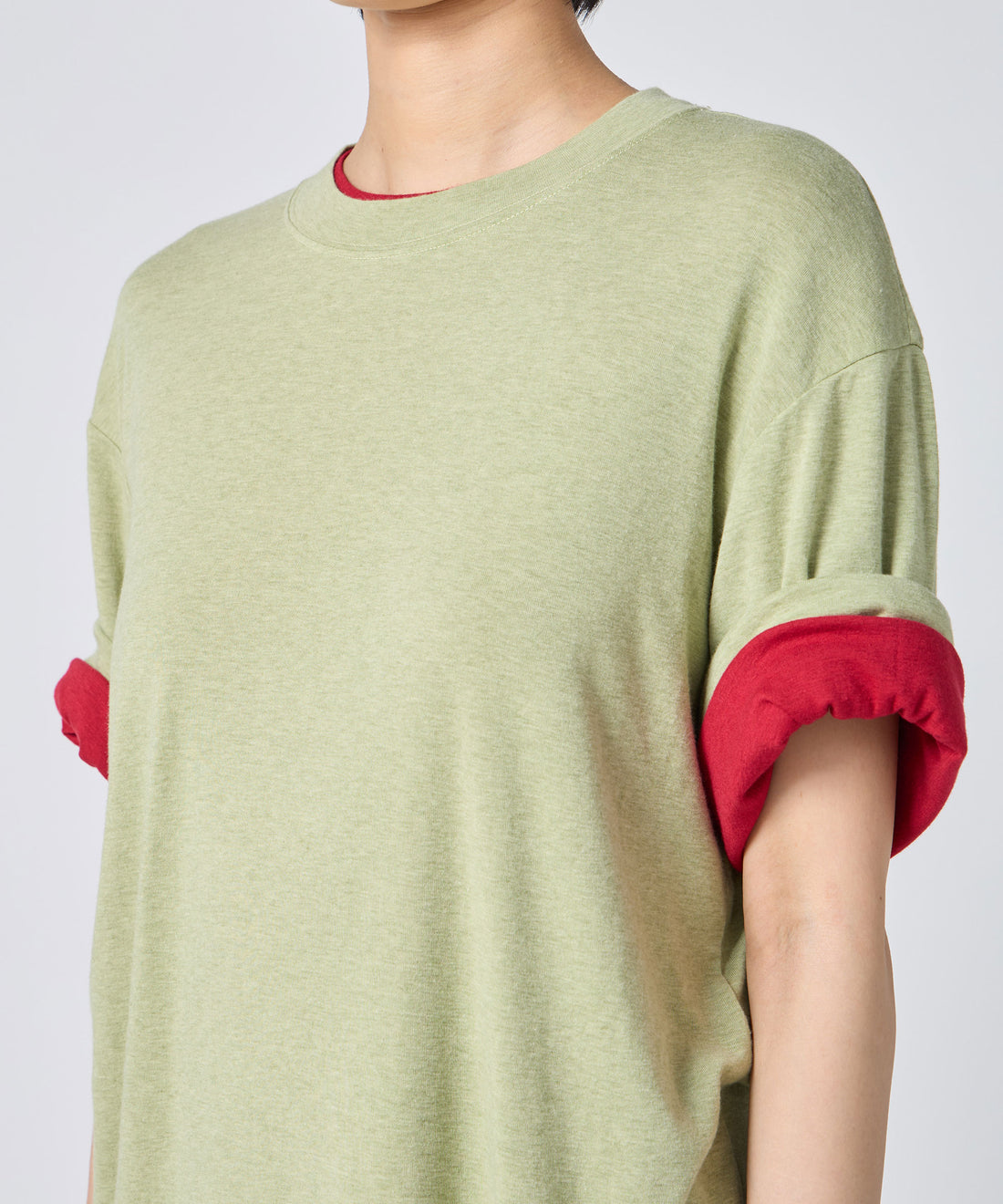 Cotton/Silk Relaxed T-shirt