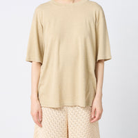 Cotton/Silk Relaxed T-shirt