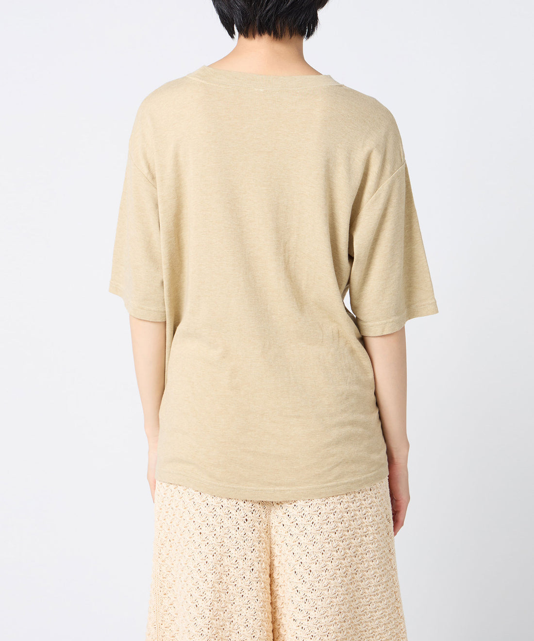 Cotton/Silk Relaxed T-shirt