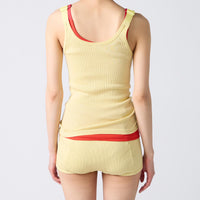 Cotton/Silk Ribbed Camisole