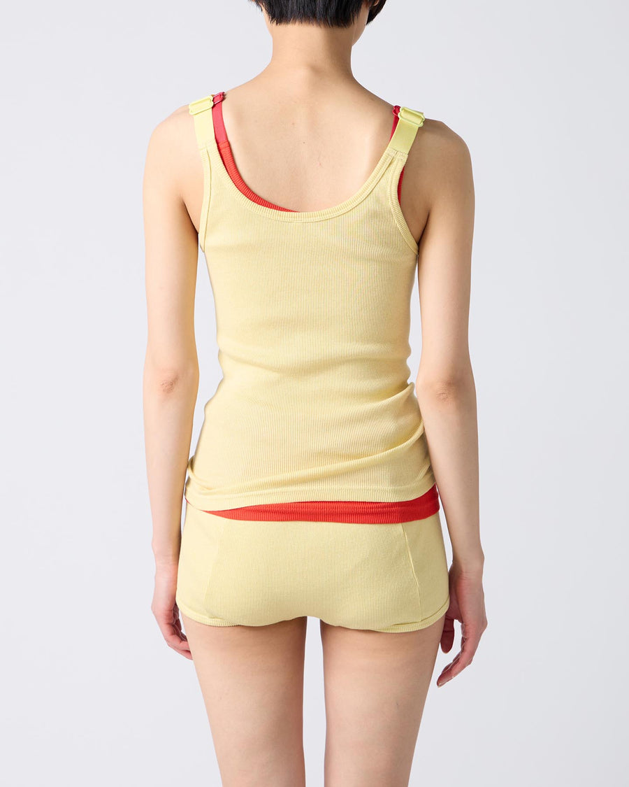 Cotton/Silk Ribbed Camisole